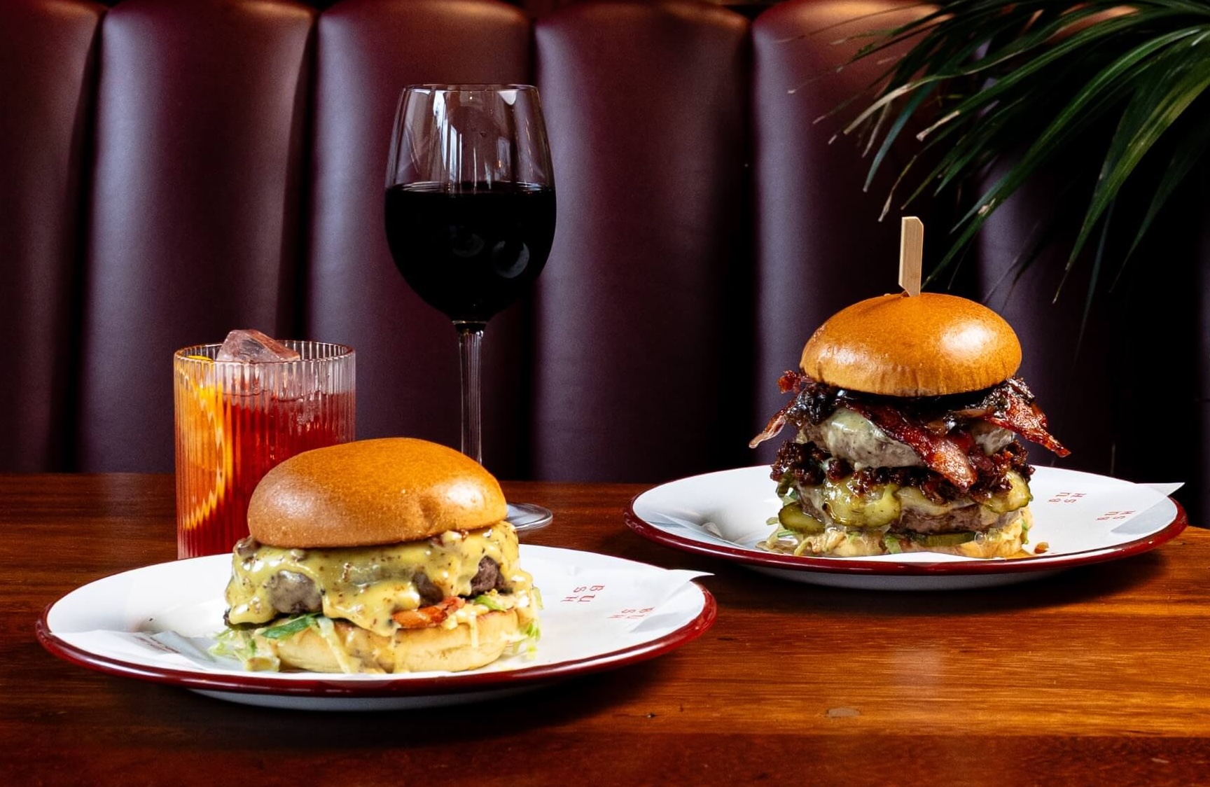 Burgers, Wine, Negroni